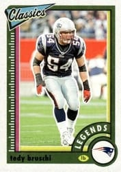 2022 Panini Classics Base Set Tedy Bruschi #140 card