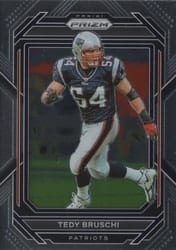 2022 Panini Prizm Base Set Tedy Bruschi #206 card