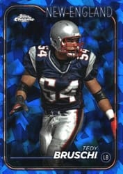 2024 Topps Chrome Sapphire Edition Base Set Tedy Bruschi #124 card