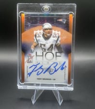 2025 Topps Signature Class HOF Signs Tedy Bruschi #HOF-TB card