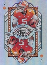 2020 Donruss Elite Rookie on Deck Tee Higgins #8 card