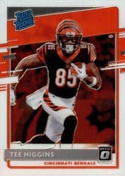 2020 Donruss Optic Base Set Tee Higgins #160 card