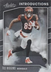 2020 Panini Absolute Introductions Tee Higgins #10 card