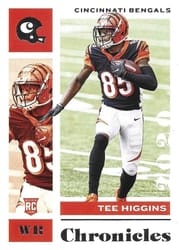 2020 Panini Chronicles Base Set Tee Higgins #21 card