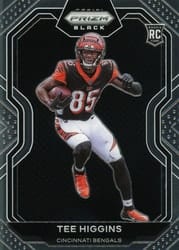 2020 Panini Chronicles Prizm Black Tee Higgins #PB-10 card