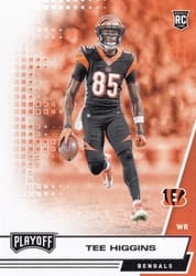 2020 Panini Playoff Base Set Tee Higgins #210 card