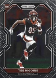 2020 Panini Prizm Base Set Tee Higgins #308 card