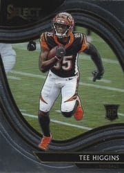 2020 Panini Select Base Set Tee Higgins #360 card