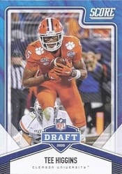 2020 Score NFL Draft Tee Higgins #NFL-11 card