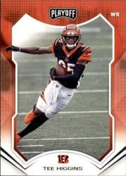 2021 Panini Playoff Base Set Tee Higgins #33 card