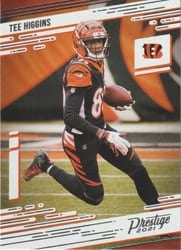 2021 Panini Prestige Base Set Tee Higgins #70 card
