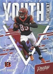 2021 Panini Prestige Youth Movement Tee Higgins #YM-12 card