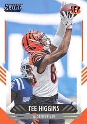 2021 Score Base Set Tee Higgins #97 card