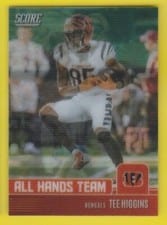 2022 Score All-Hands Team Tee Higgins #AH15 card