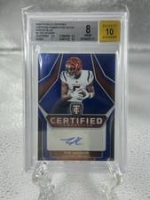 2024 Panini Totally Certified Certified Competitor Autographs Tee Higgins #8 card