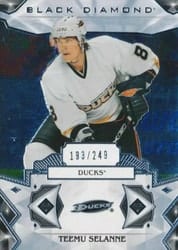 2019-20 Upper Deck Black Diamond Base Set Teemu Selanne #BDB-SE card