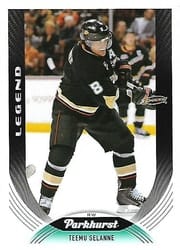 2020-21 Parkhurst Base Set Teemu Selanne #313 card