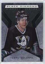 2025-26 Upper Deck Black Diamond Diamond Legends Teemu Selanne #BDL-TS card