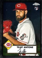 2021 Topps Chrome Platinum Anniversary Base Set Tejay Antone #36 card