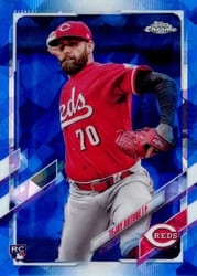 2021 Topps Chrome Sapphire Edition Base Set Tejay Antone #333 card