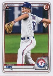2020 Bowman Draft Base Set Tekoah Roby #BD-76 card
