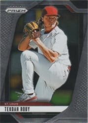 2025 Panini Prizm Base Set Tekoah Roby #143 card