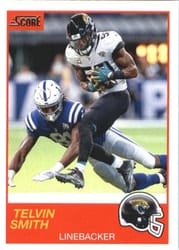 2019 Score Base Set Telvin Smith #66 card