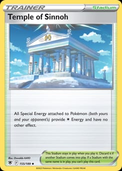 Astral Radiance Temple of Sinnoh #155 card