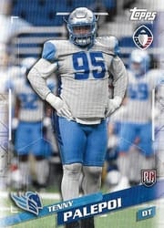 2019 Topps AAF Base Set Tenny Palepoi #154 card