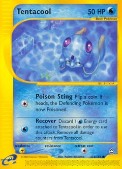 Aquapolis Tentacool #113 card