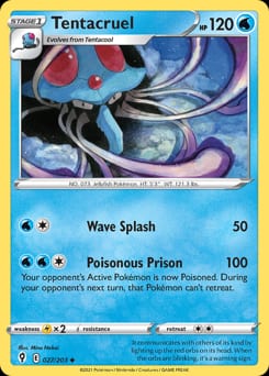 2021 Evolving Skies Tentacruel #27 card