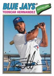 2018 Topps Archives Base Set Teoscar Hernandez #184 card