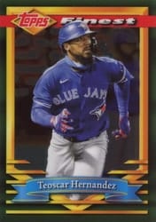 2021 Finest Flashbacks Base Set Teoscar Hernandez #173 card