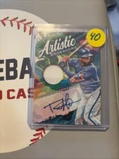 2022 Panini Diamond Kings Artistic Endeavors Material Signatures Teoscar Hernandez #AEMS-TH card