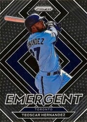 2022 Panini Prizm Emergent Teoscar Hernandez #E-9 card