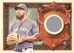 2022 Topps Allen & Ginter Relics (Pattern A) Teoscar Hernandez #AGRA-TH card