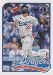 2024 Topps Update 1989 Topps Baseball 35th Anniversary Teoscar Hernández #89US-24 card