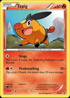BW Black Star Promos Tepig #BW07 card