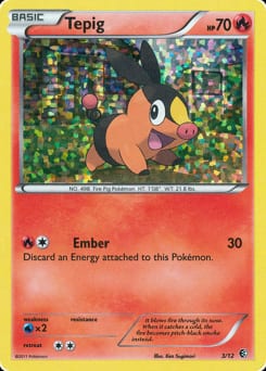McDonald's Collection 2011 Tepig #3 card