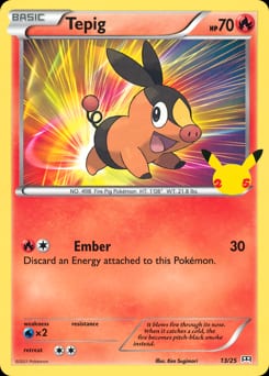 McDonald's Collection 2021 Tepig #13 card