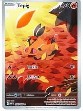 White Flare Tepig #96 card