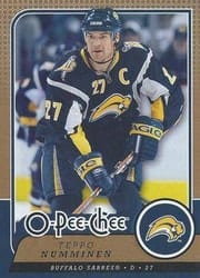 2008-09 O-Pee-Chee Base Set Teppo Numminen #608 card