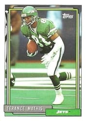 1992 Topps Base Set Terance Mathis #51 card