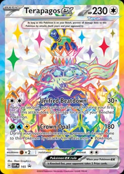 Scarlet & Violet Black Star Promos Terapagos ex #165 card