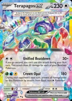 Stellar Crown Terapagos ex #128 card