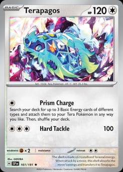 Surging Sparks Terapagos #161 card