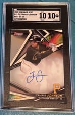 2022 Bowman's Best Best of 2022 Autographs Termarr Johnson #B22-TJ card