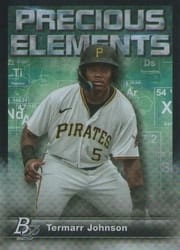 2023 Bowman Platinum Precious Elements Termarr Johnson #PE-1 card