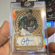 2023 Bowman Sterling Opulence Autographs Termarr Johnson #SOA-TJ card