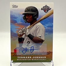 2023 Topps Pro Debut Farm Fresh Futures Autographs Termarr Johnson #FF-3 card